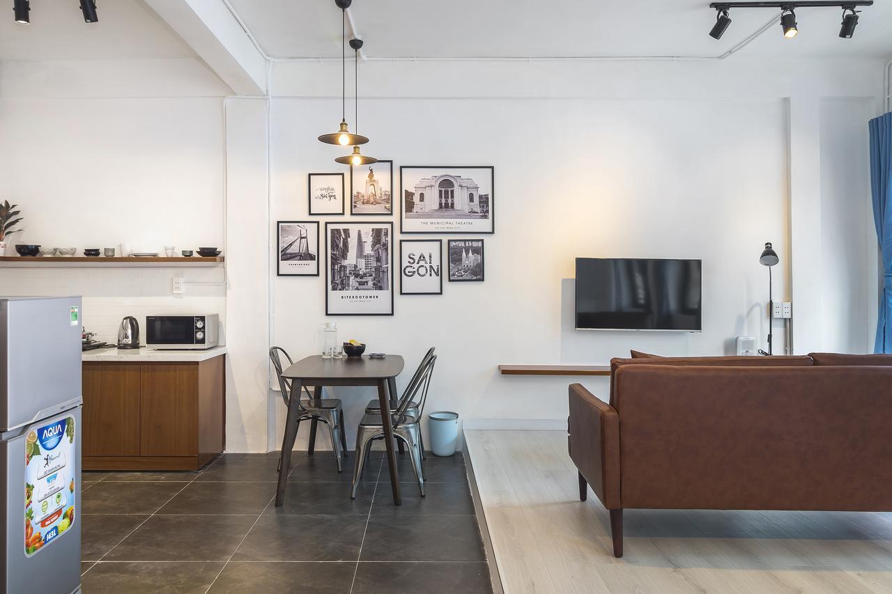 Scandinavian Apartment With Balcony In Bui Vien Ho Şi Min Dış mekan fotoğraf