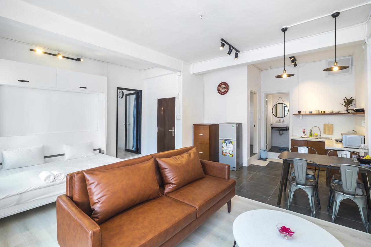 Scandinavian Apartment With Balcony In Bui Vien Ho Şi Min Dış mekan fotoğraf