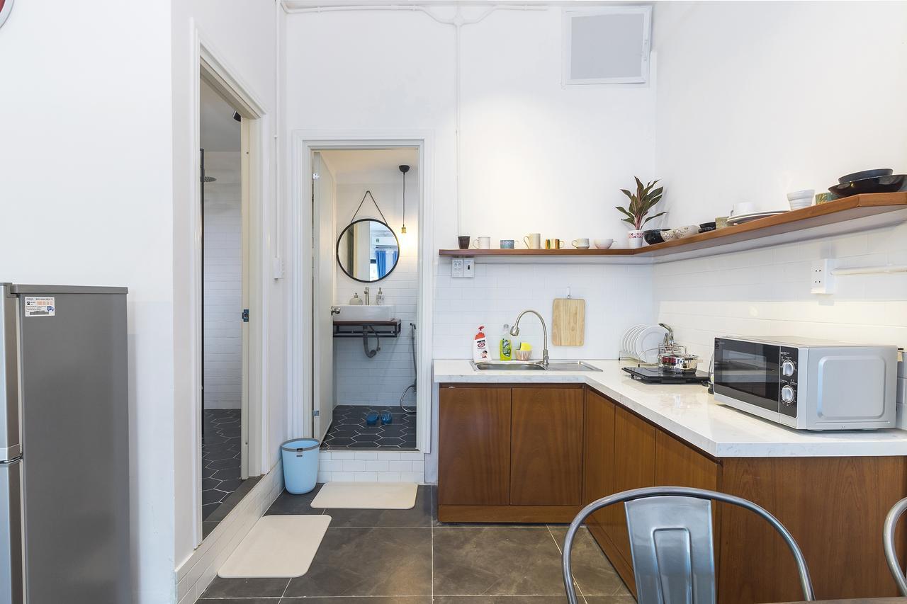 Scandinavian Apartment With Balcony In Bui Vien Ho Şi Min Dış mekan fotoğraf