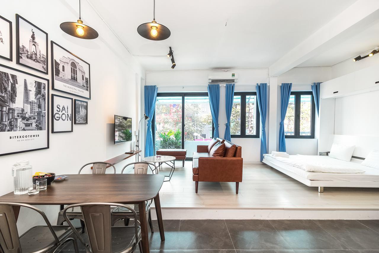 Scandinavian Apartment With Balcony In Bui Vien Ho Şi Min Dış mekan fotoğraf